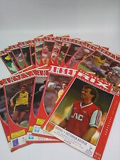 Arsenal football programmes for sale  ELY