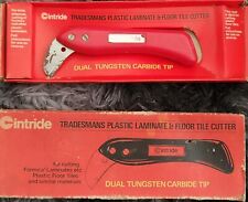 Vintage Cintride Tradesman Laminate Floor Tile Cutter Dual Tungsten Carbide Tip  for sale  Shipping to South Africa