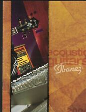 Catálogo de guitarras acústicas Ibáñez 2004 Steve Vai Euphoria Masa Talman Artwood segunda mano  Embacar hacia Argentina