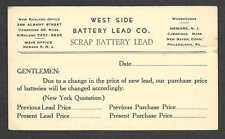 Usado, Ca 1937 Cartão Postal Cambridge MA Bateria Chumbo Co compra Sucata de chumbo não postado comprar usado  Enviando para Brazil