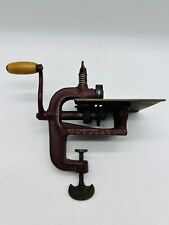 Manivela de ferro fundido vintage máquina de roscar cortador de tecido Chandler Ayer MASSA comprar usado  Enviando para Brazil