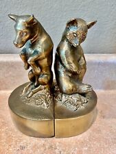 bull bear bookends for sale  Morgan Hill