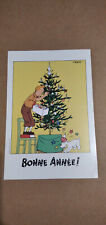 Carte de voeux , TINTIN  , "Bonne année" , ( Hergé , édition Moulinsart , 2009 ), occasion d'occasion  Roumazières-Loubert