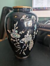 Peacock vase black for sale  Clearwater