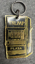 Chaveiro vintage Trump Plaza máquina caça-níqueis Atlantic City metal preto e dourado comprar usado  Enviando para Brazil