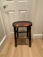 Wooden stool solid for sale  LONDON