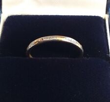 9ct Yellow Gold & Platinum Wedding Ring Size N1/2  c1948, used for sale  Shipping to South Africa