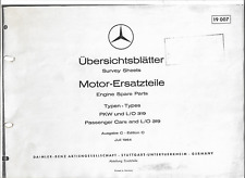 Mercedes benz übersichtsblät gebraucht kaufen  Prenzlau