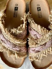 Sandalen schlappen fransen gebraucht kaufen  Kettwig