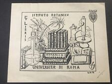 Exlibris dell università usato  Roma