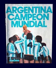  CAMPEÓN ARGENTINO DE LA FIFA COPA MUNDIAL 1978 - Revista especial Goles segunda mano  Argentina 