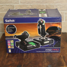 Usado, Controladores de juego USB de palanca de vuelo y acelerador de aviación Saitek X52 PRO segunda mano  Embacar hacia Spain