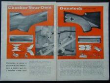 Checkering Gun Stocks How-To INFO & Tool PLANS for sale  Shipping to Canada