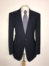 RICHARD JAMES Savile Row -Terno de lã azul marinho liso - 42 Reg -W36 L30 -LINDO comprar usado  Enviando para Brazil