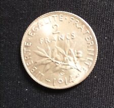 Rare francs 1914 d'occasion  Le Grand-Lemps