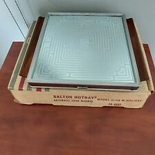 Used, Vintage SALTON Hotray Electric Food Warmer Hot Plate H-116 Tested & Works w/Box for sale  Shipping to South Africa