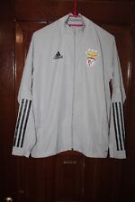 Benfica Gray Zip Jacket Top Adidas Soccer for sale  Shipping to South Africa