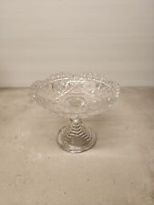 W1 Vintage Cut Glass Pedestal Compote/Candy Dish for sale  Shipping to South Africa