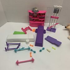 1993 Barbie Weight Bench White Exercise Fitness Gym Accessories Lot for sale  Shipping to South Africa