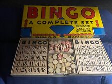 Vintage bingo set for sale  Valatie