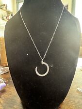 Silver nail necklace for sale  Aliquippa