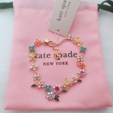 New Kate Ks Spade New Bloom Flower Cluster Charm Bracelet Chain Girl Gift for sale  Shipping to South Africa
