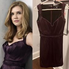 VESTIDO PÚRPURA FRUNCIDO de Jenna Sommers' Andrew GN 2 The Vampire Diaries segunda mano  Embacar hacia Argentina