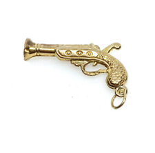 Gold pistol pendant for sale  MANCHESTER