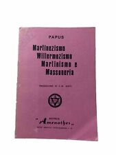 Martinezismo willermozismo mar usato  Lucca