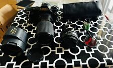 Câmera de Filme Canon T50 35MM com 3 Lentes Flash 50mm e 80-200mm com Bolsa Cartões de Garantia comprar usado  Enviando para Brazil