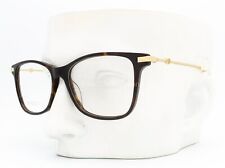 Óculos Gucci GG 0513O 002 marrom polido tartaruga ouro logotipo GG 54mm, usado comprar usado  Enviando para Brazil