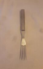 Warco 3 Prong Tine Meat Serving Fork Wood 9 1/2" People's State Bank Advertising for sale  Shipping to South Africa