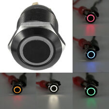 Coche Negro 12V 4 Pin 12mm LED Luz De Metal interruptor de botón momentáneo Impermeable segunda mano  Embacar hacia Spain