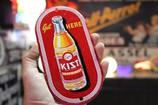 RARE 1950s GET KIST HERE ORANGE SODA POP STAMPED PAINTED METAL SIGN CRUSH COKE for sale  Shipping to South Africa