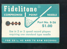 Fidelitone B-26 Set Screw Needle - 33 45 78 rpm - .002 tip Osmium for sale  Shipping to South Africa