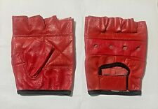 Men red leather for sale  Brooklyn