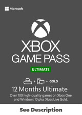 Xbox Ultimate Game Pass 1 Year (12 Month) Subscription Global See Description for sale  Shipping to South Africa