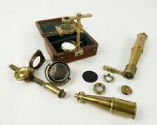 vintage microscope brass for sale  UK