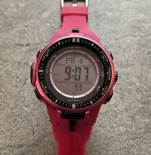 Relógio de rádio solar Casio PRW-3000 Protrek raro modelo rosa caixa H comprar usado  Enviando para Brazil