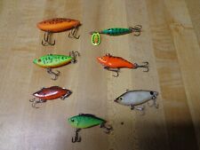 Lote de 7 iscas Rapala Cordell Spot Blue Fox Vibrax 1 iscas pequenas, usado comprar usado  Enviando para Brazil