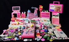 LOT OF VINTAGE BARBIE ACCESSORIES,  FURNITURE, FITNESS, COOKING  ETC, used for sale  Shipping to South Africa