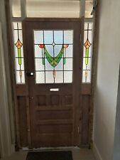 1930s stained glass door for sale  GRAYS