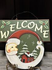 Holiday santa welcome for sale  Minneapolis