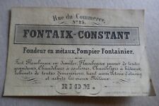 Carte visite ancienne d'occasion  Biganos