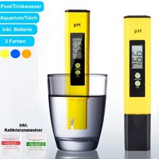 PH Wert Wasser Messgerät Digital Messer Tester Aquarium Pool Prüfer pH 0-14 gebraucht kaufen  Wulften