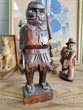 Usado, Conjunto de escultura em madeira meados do século bagpiper acordeão Don Quixote figura de madeira ganso comprar usado  Enviando para Brazil