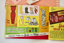Mattel vintage BARBIE Fashion Pak for dressmakers 1963 w/ catalog book 2 for sale  Shipping to South Africa