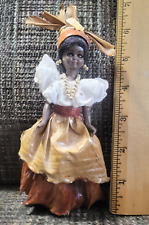 Boneca vintage Souvenir Island com roupa de folha seca 7" de altura comprar usado  Enviando para Brazil