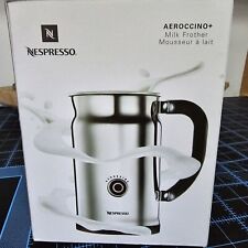 Używany, Nespresso Aeroccino + Plus 3192-US Automatyczny elektryczny spieniacz do mleka Stal nierdzewna Nowy na sprzedaż  Wysyłka do Poland