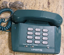 Teléfono con botón pulsador Lonestar - modelo 989 verde retro vintage estilo moderno con cable, usado segunda mano  Embacar hacia Argentina